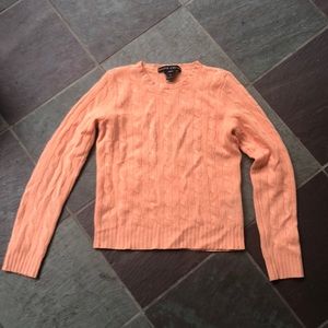 Orange Creme Cashmere Sweater